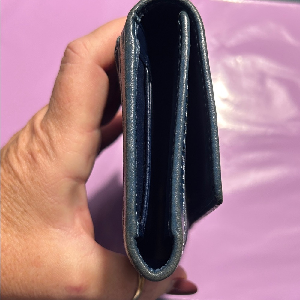 Coach Vintage Navy and Gray Wallet & Card Holder Set EUC - Picture 9 of 15